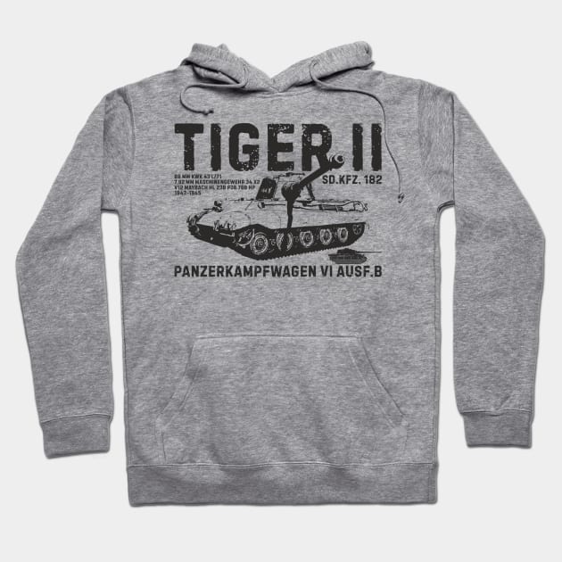 Tiger II Hoodie by FAawRay